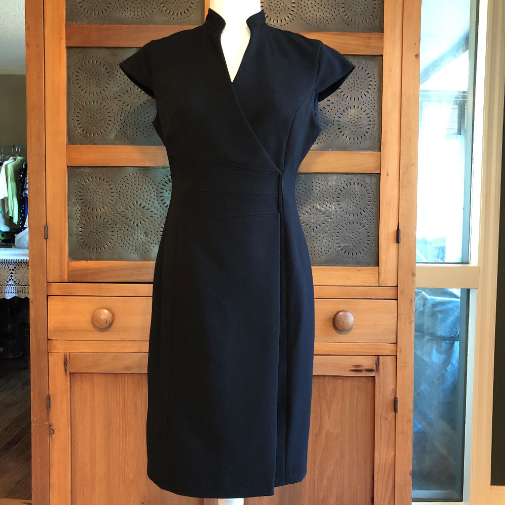 Marvin Richards Black Wrap Dress - Size 4